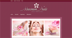 Desktop Screenshot of maximum-nails.de
